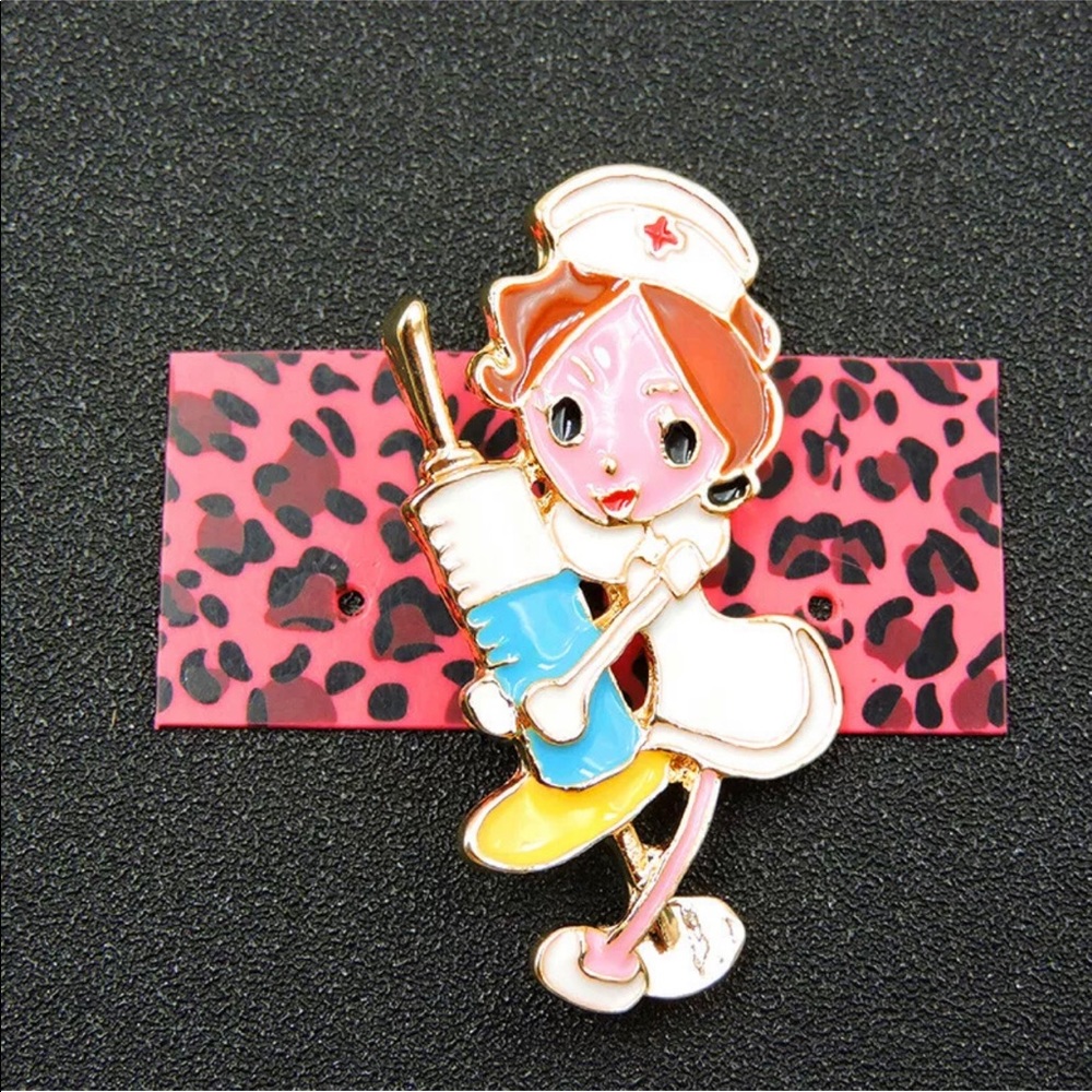 Nurse brooch new with tags
